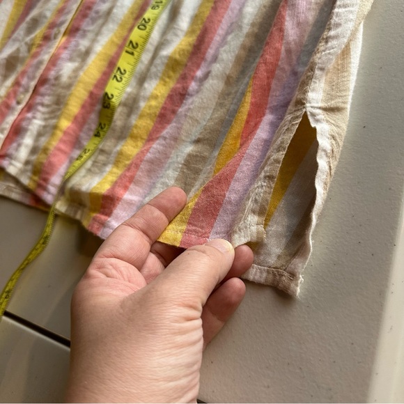 Old Navy Pastel Rainbow Striped Flowy Sleeveless Blouse, Women’s Plus Size 2X - Picture 6 of 8